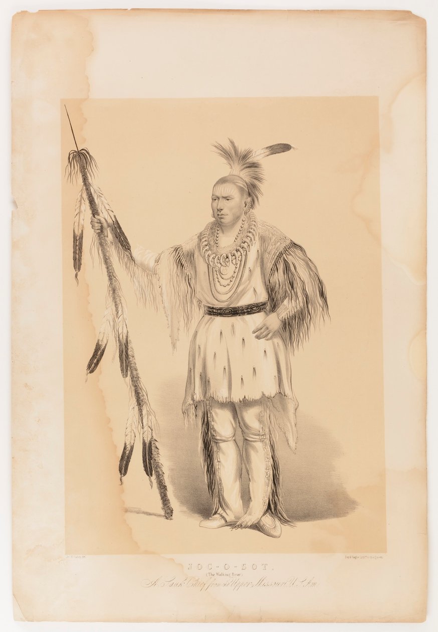 Joc-o-sot, the Walking Bear by George Catlin