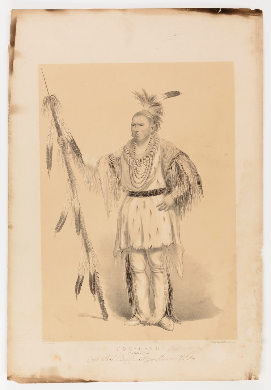 Joc-o-sot, the Walking Bear by George Catlin