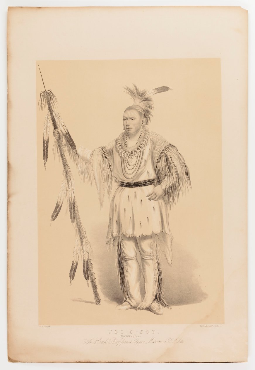 Joc-o-sot, the Walking Bear by George Catlin