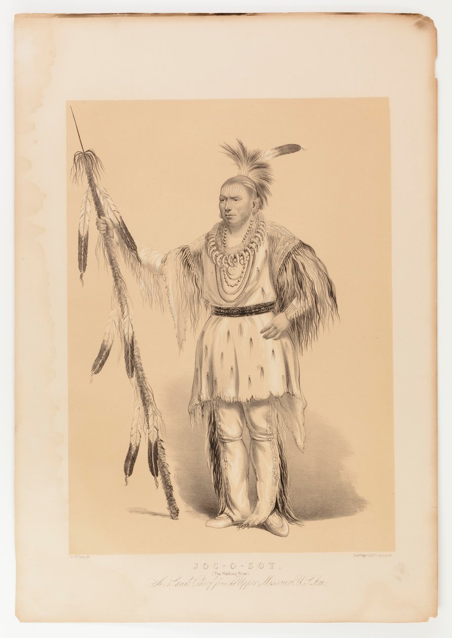 Joc-o-sot, the Walking Bear by George Catlin
