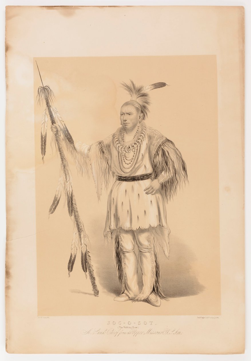Joc-o-sot, the Walking Bear by George Catlin