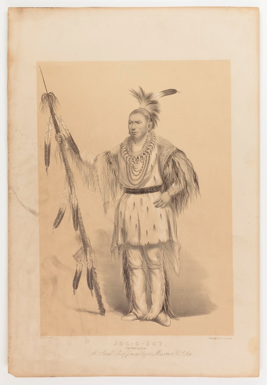 Joc-o-sot, the Walking Bear by George Catlin