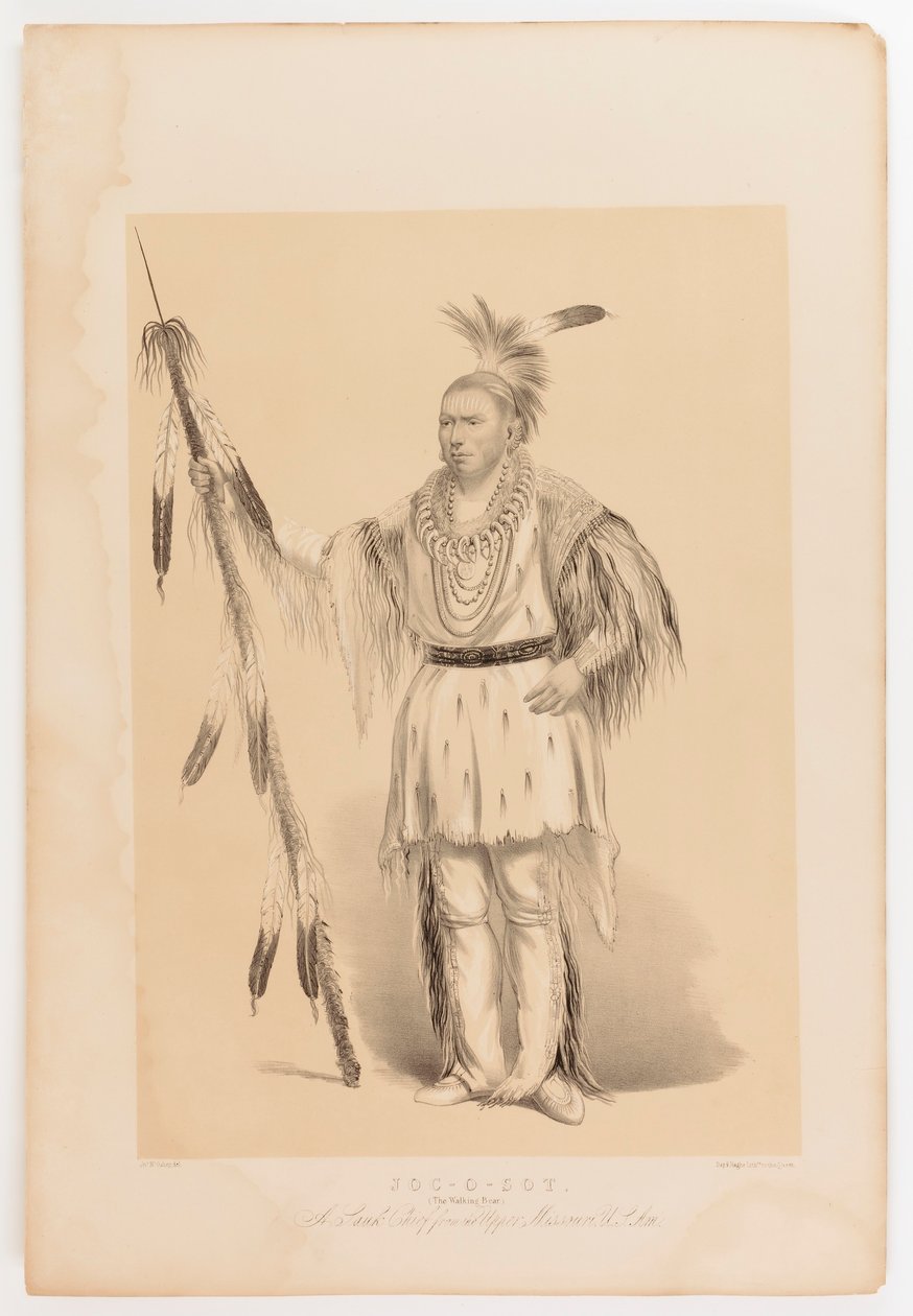 Joc-o-sot, the Walking Bear by George Catlin