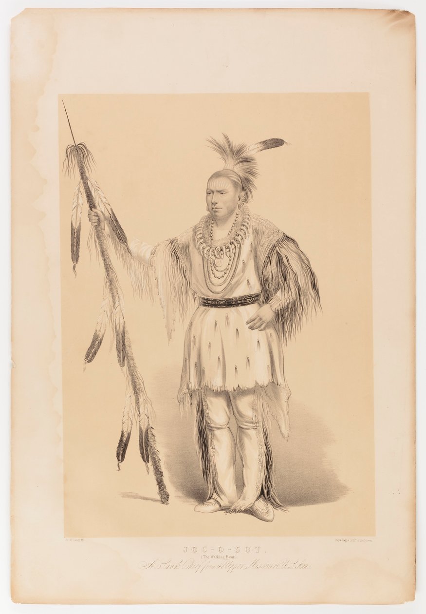 Joc-o-sot, the Walking Bear by George Catlin