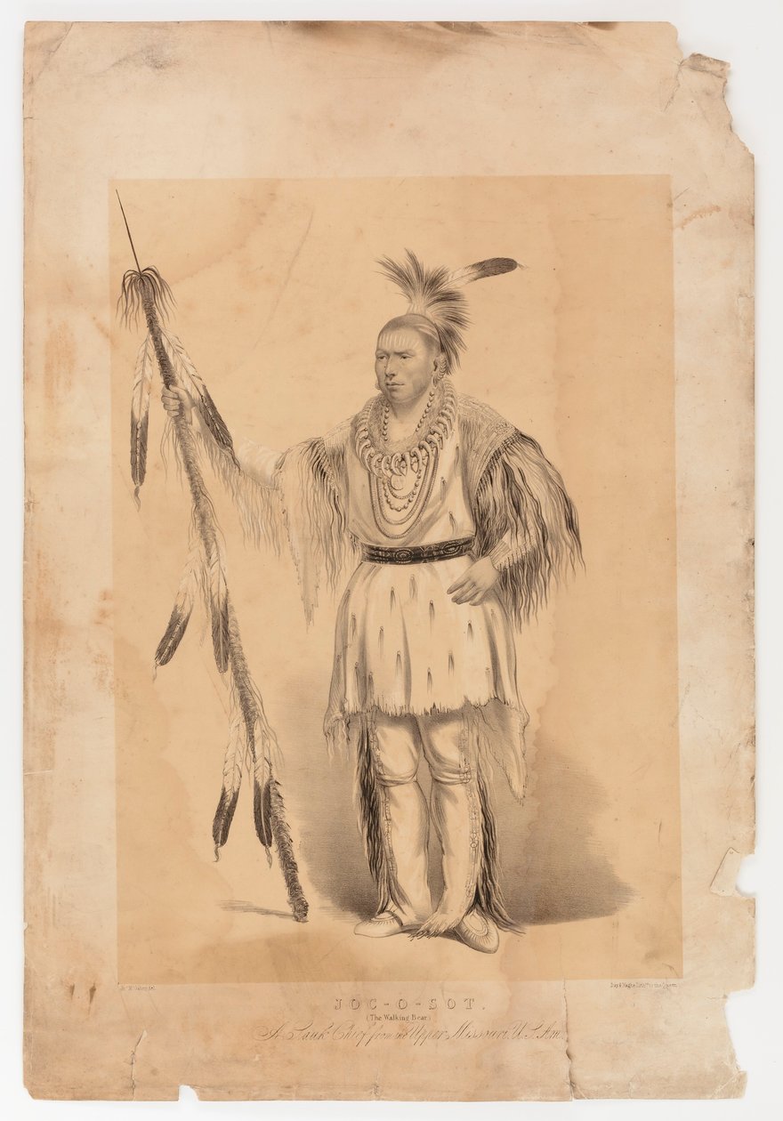 Joc-o-sot, the Walking Bear by George Catlin
