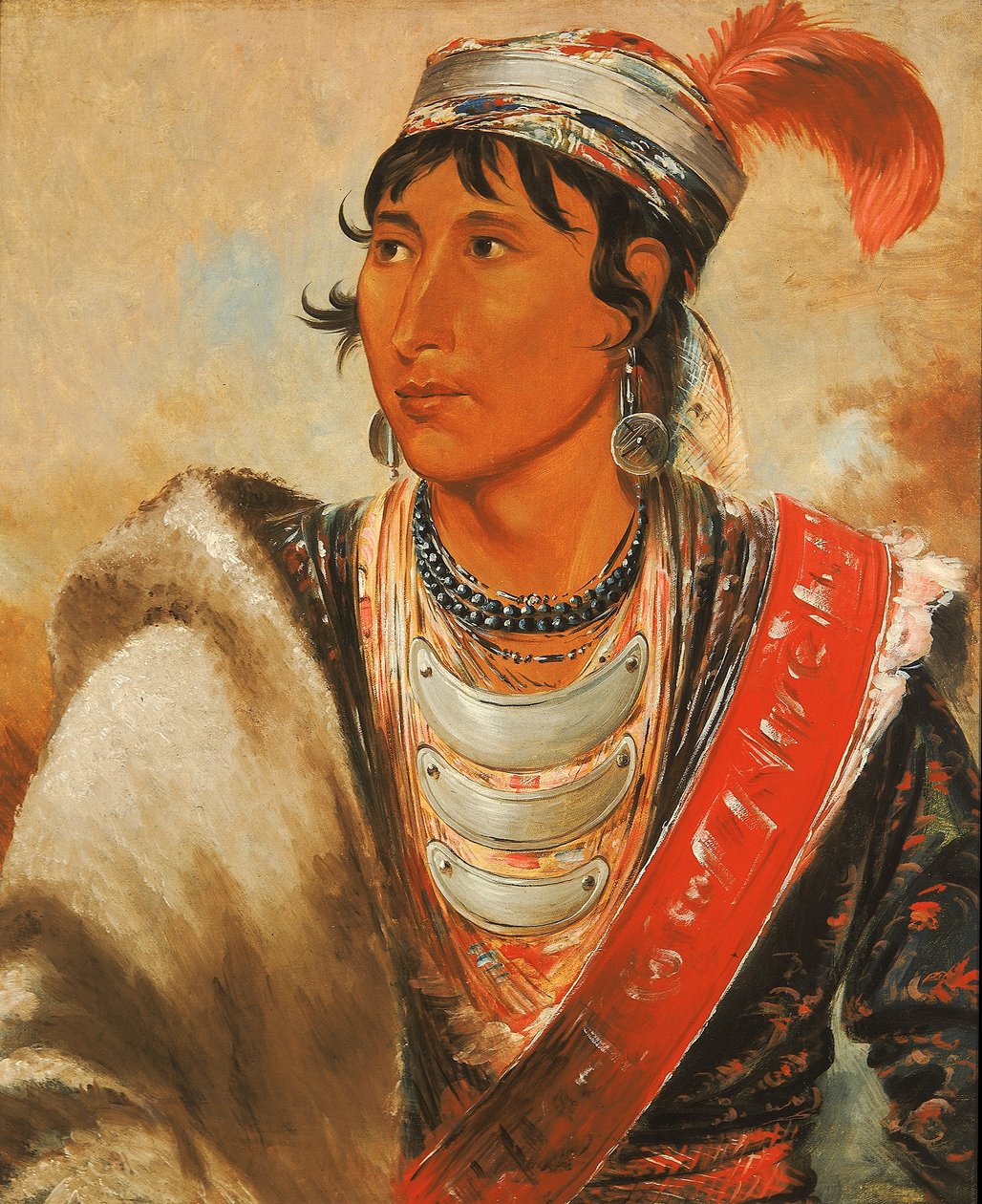 Láh-shee, The Licker, called Creek Billy by George Catlin