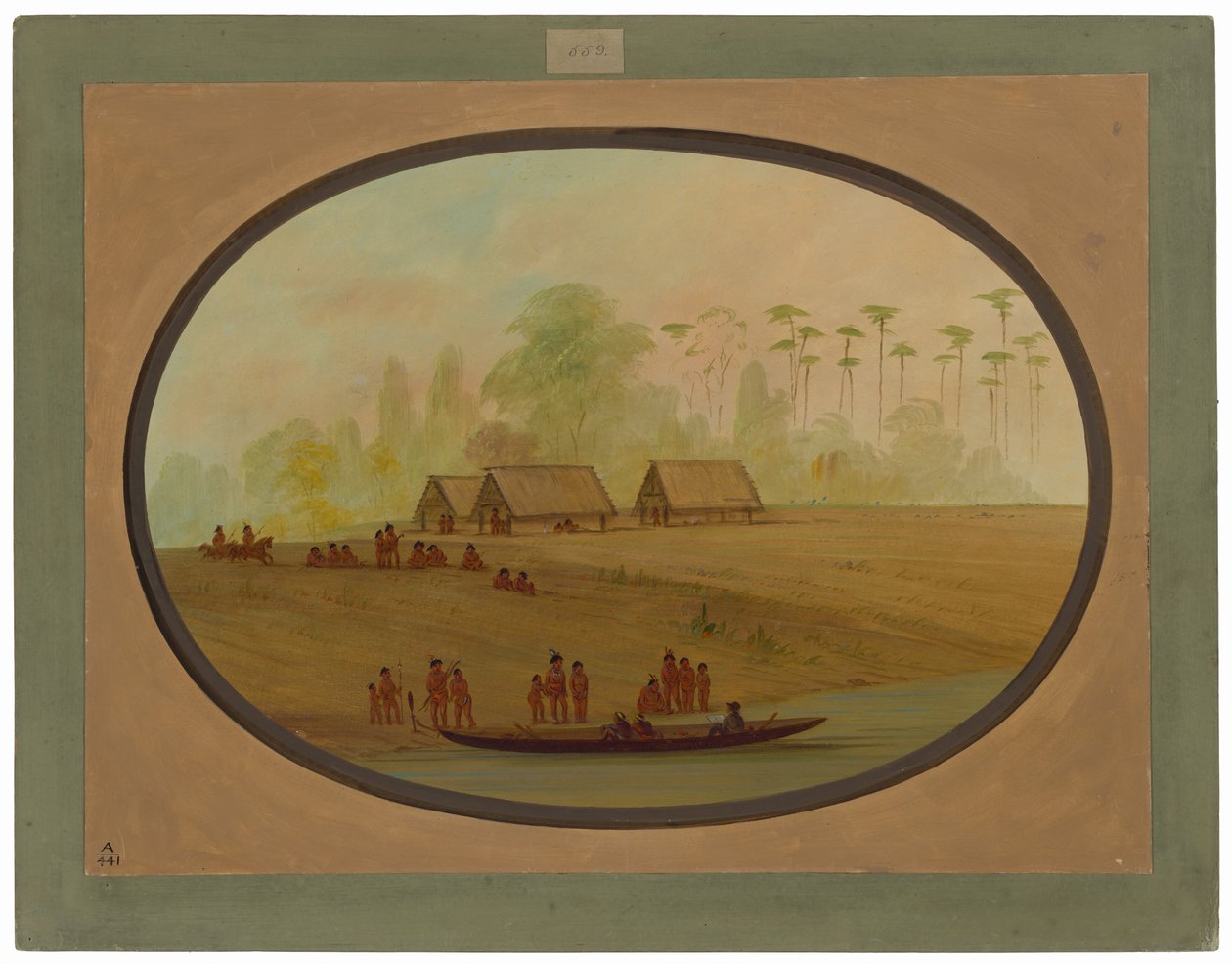 Painting the Lengua Chief by George Catlin