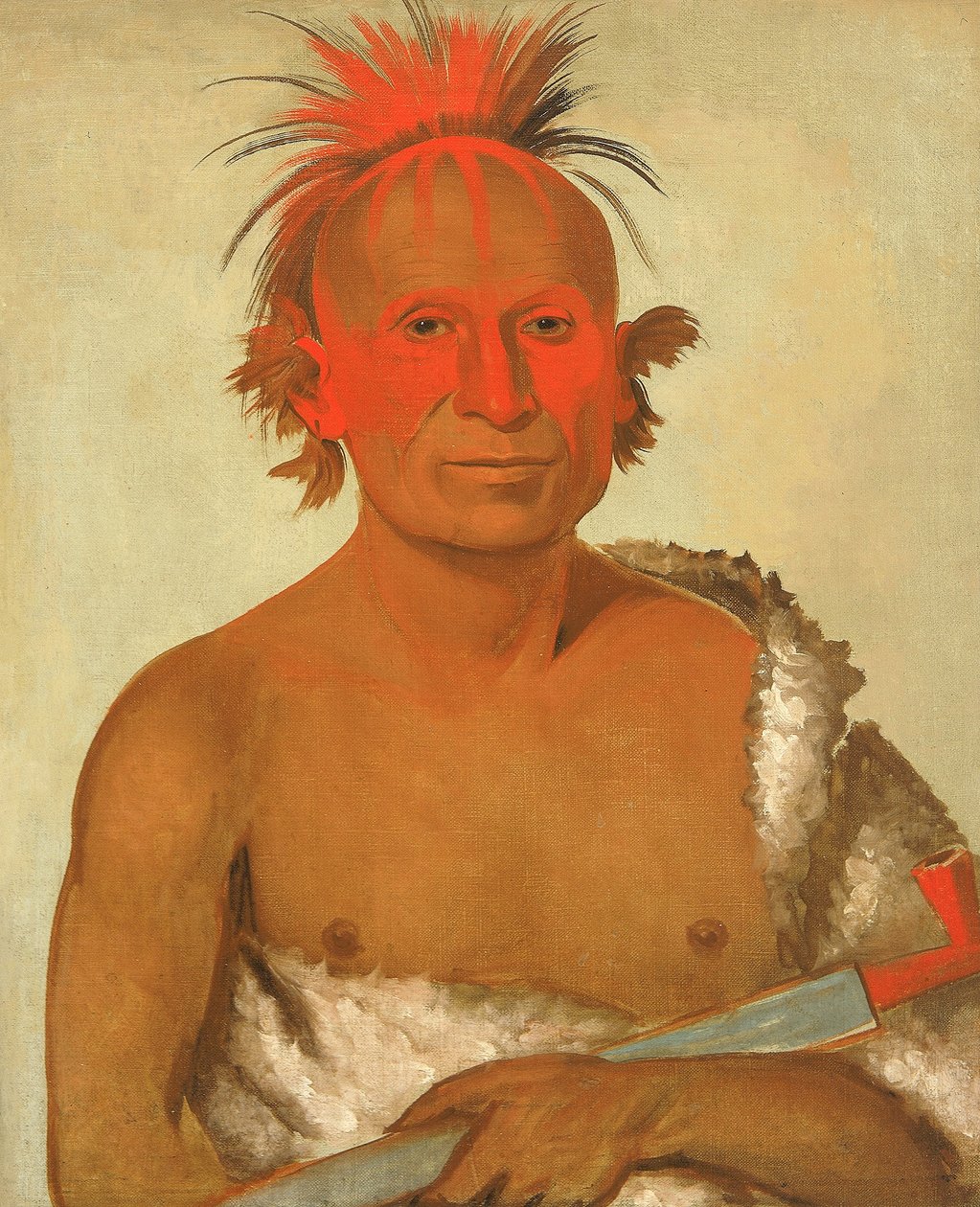 Pash-ee-pa-hó, Little Stabbing Chief, the Younger, One of Black Hawk