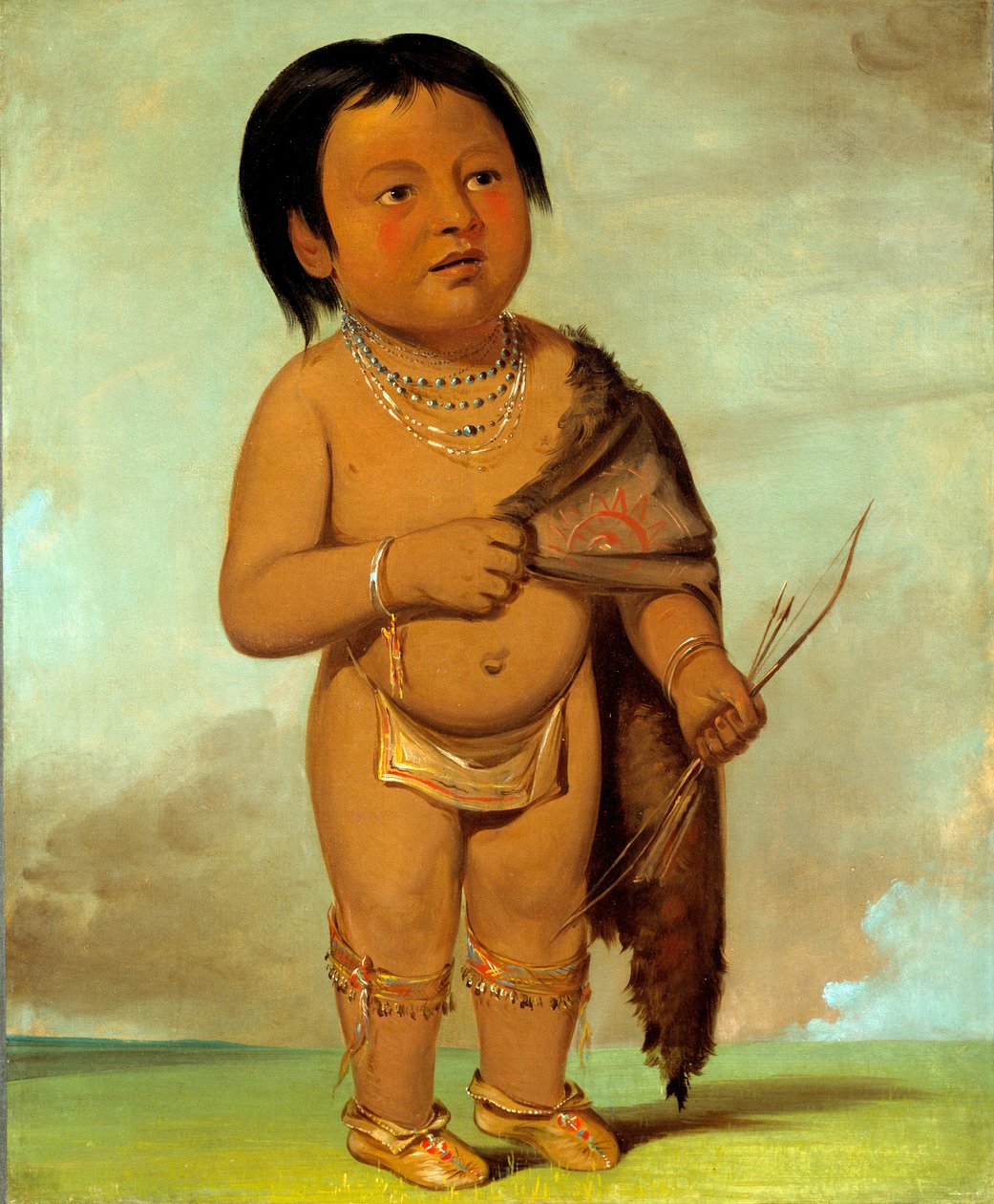 Tcha-aés-ka-ding, Grandson of Buffalo Bull