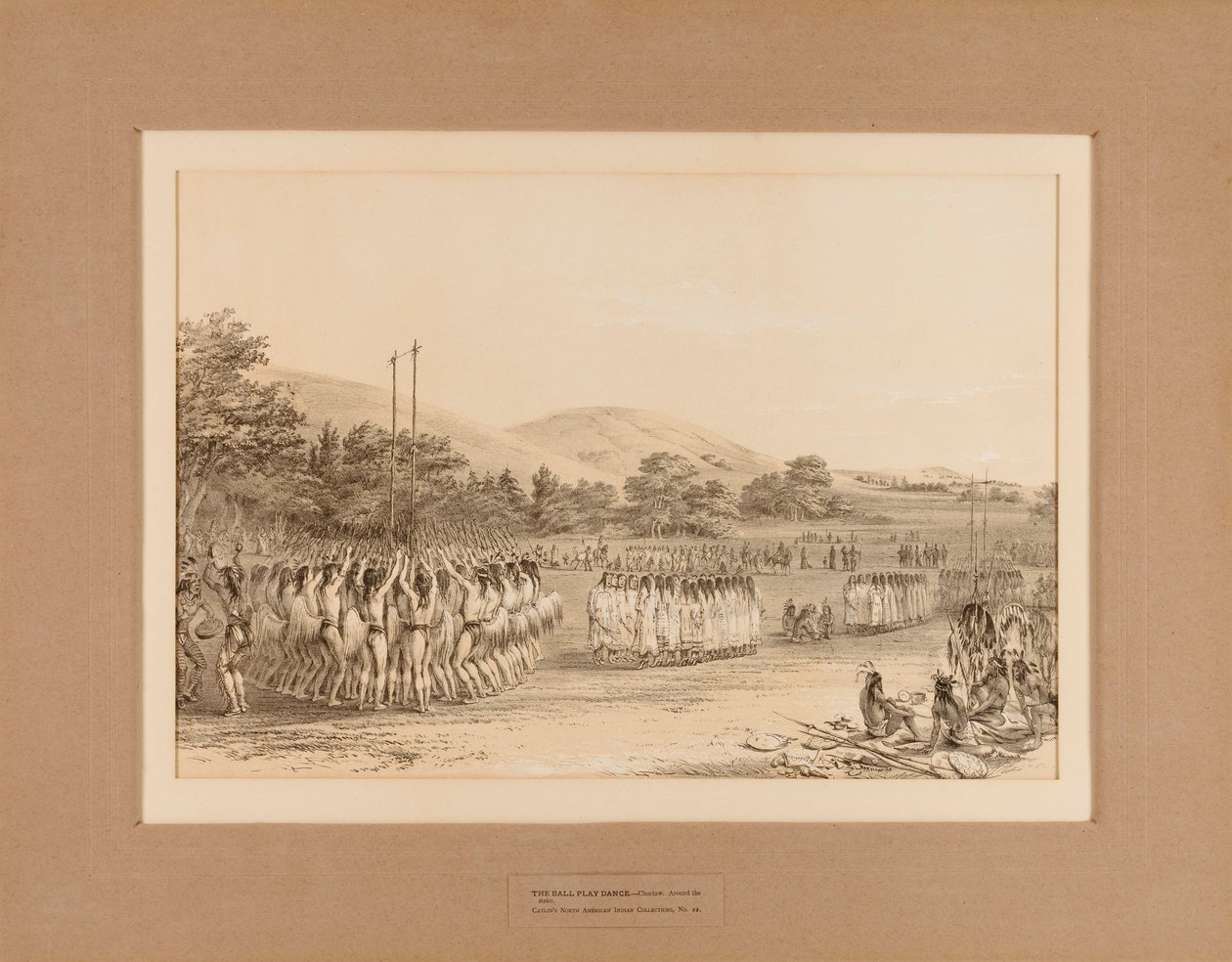 The Ball Play Dance--no. 22 by George Catlin