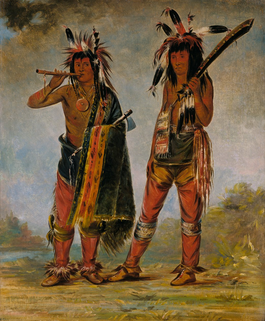 Two Young Men by George Catlin