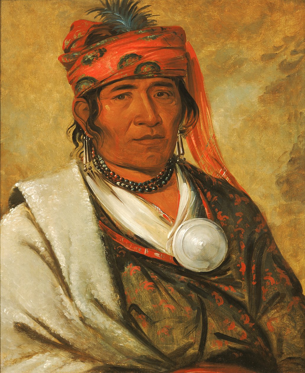 Ye-hów-lo-gee, The Cloud, a Chief by George Catlin