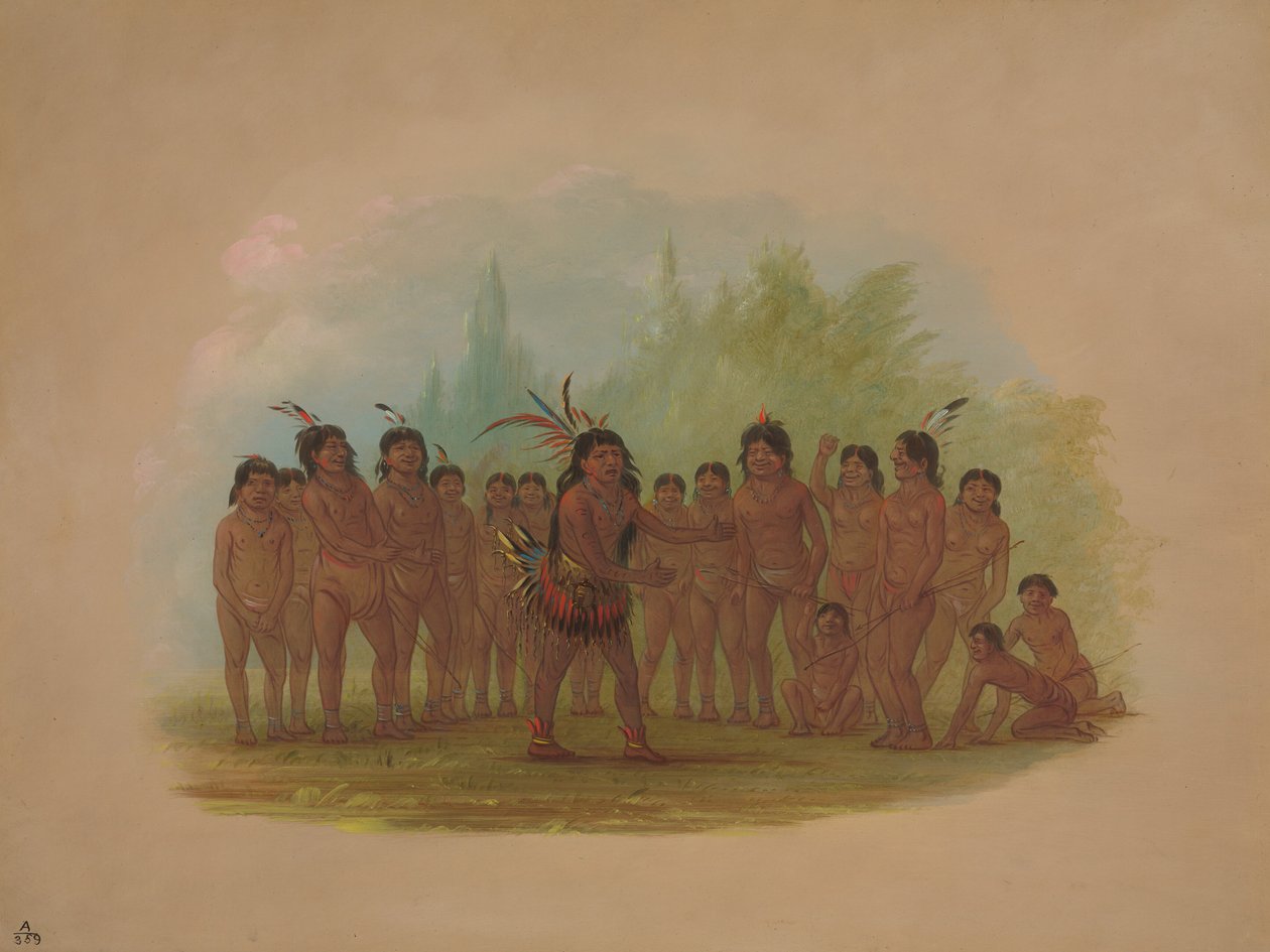 Zurumati Indians, 1854-1869 by George Catlin