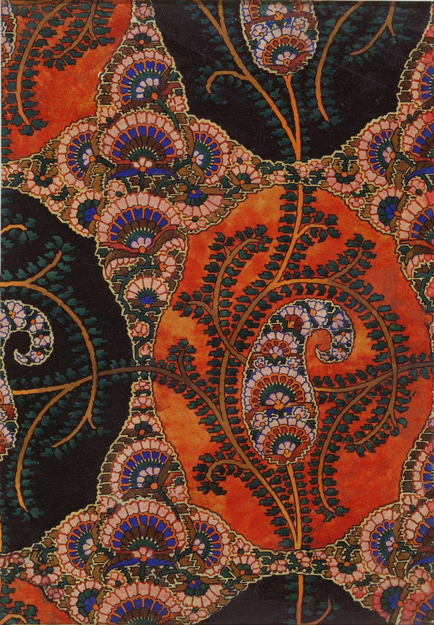 Fabric Design for Paisley Shawls by George Charles Haite