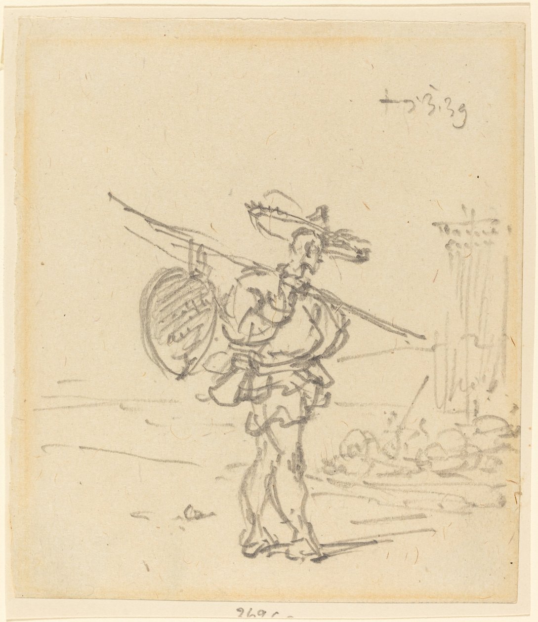 A Chinese Peasant by George Chinnery
