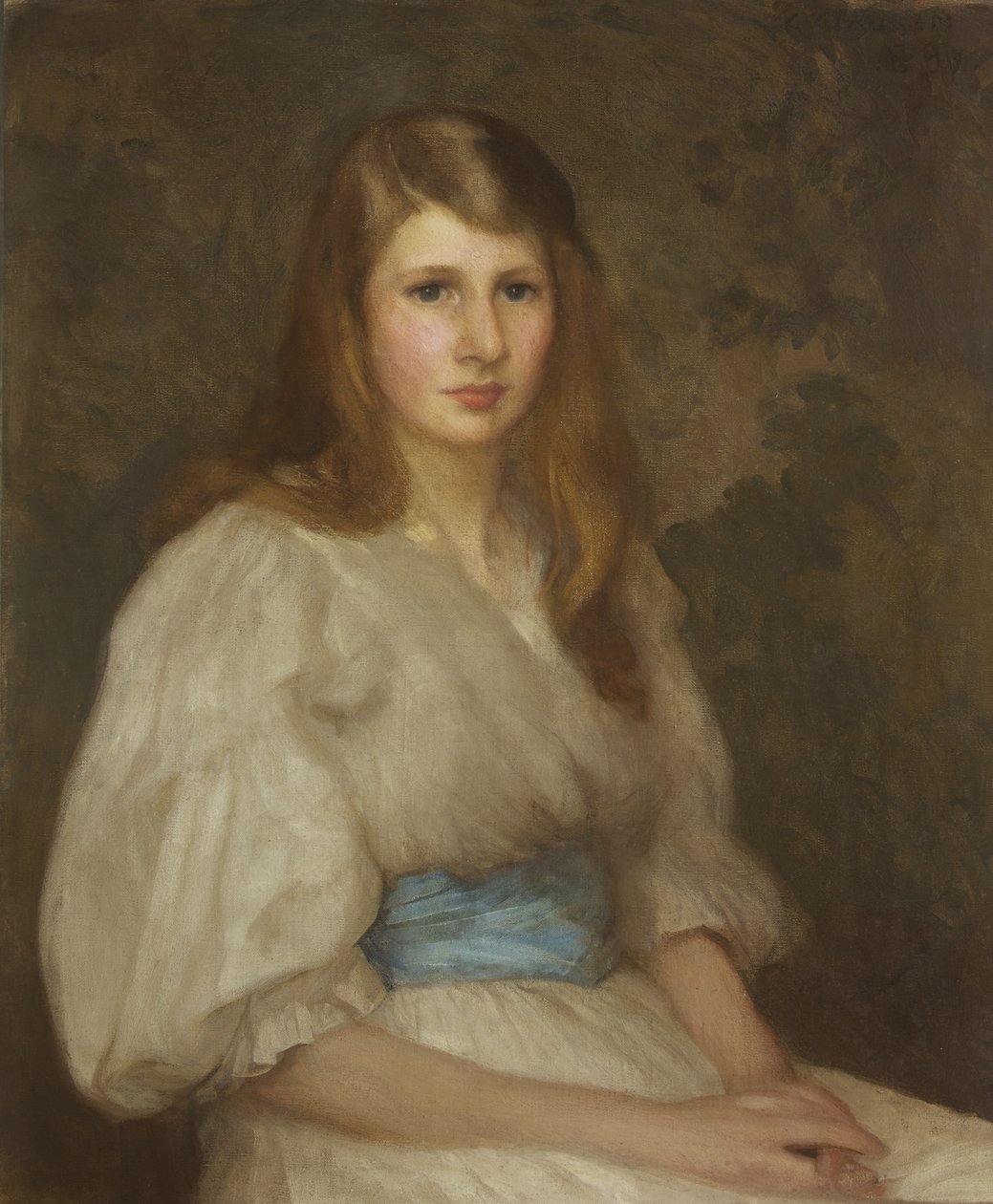 Portrait of Margaret Hilton Smith, Aged 15 by George Clausen
