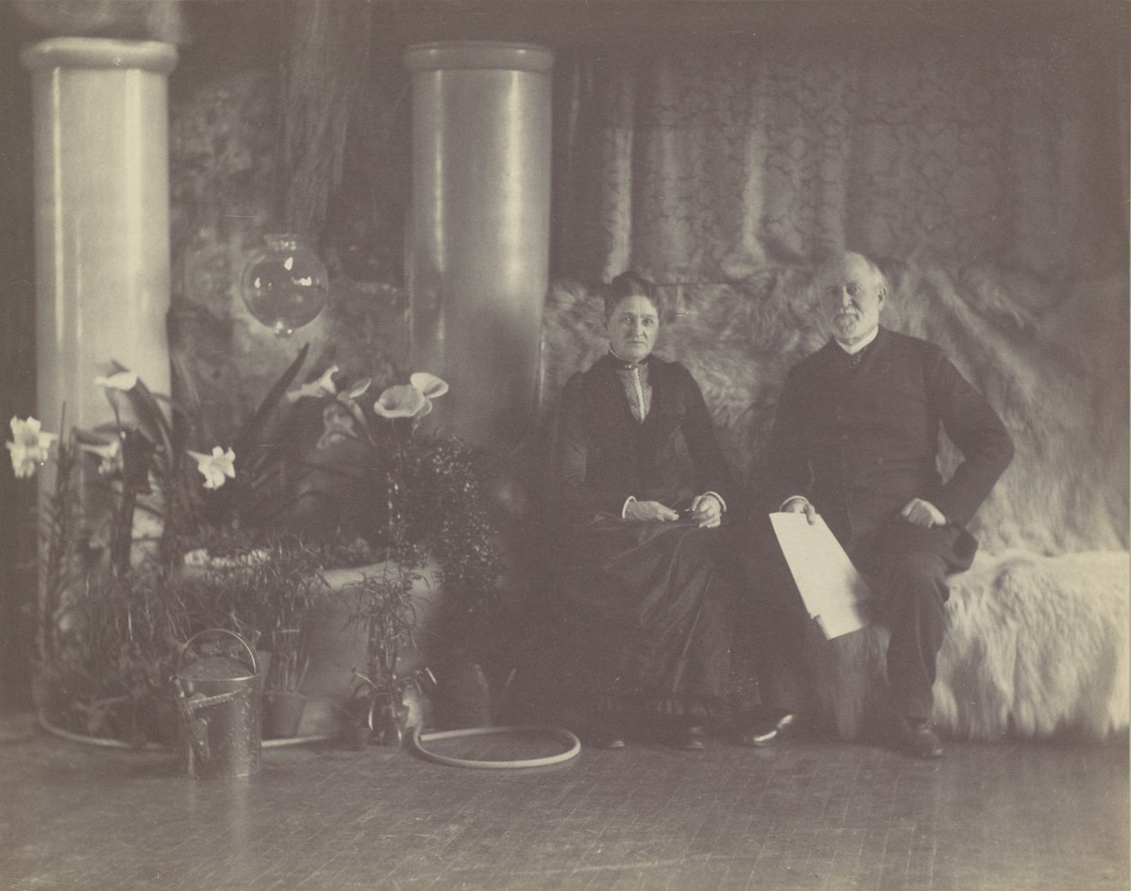 Mr. and Mrs. Charles L. Tiffany in Louis C. Tiffany