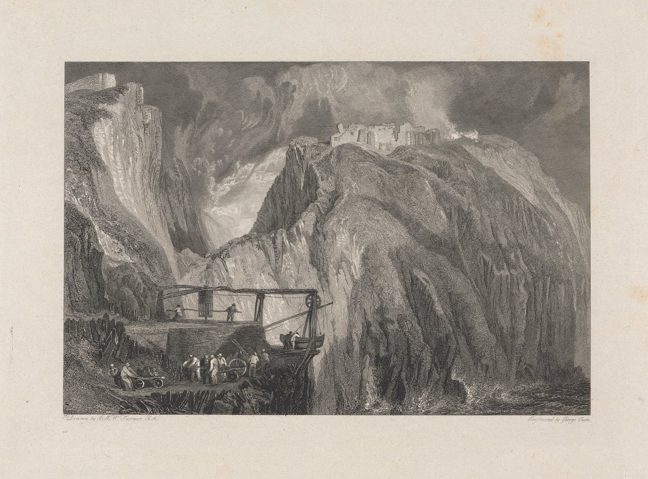 Tintagel Castle, Cornwall by George Cooke