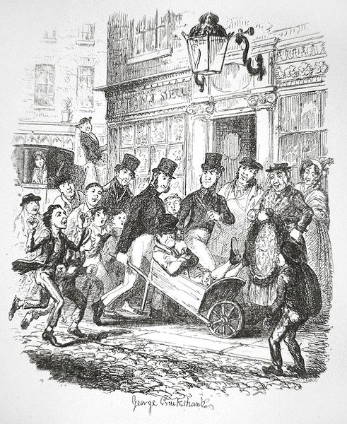 A Pickpocket in Custody, c.1835 by George Cruikshank