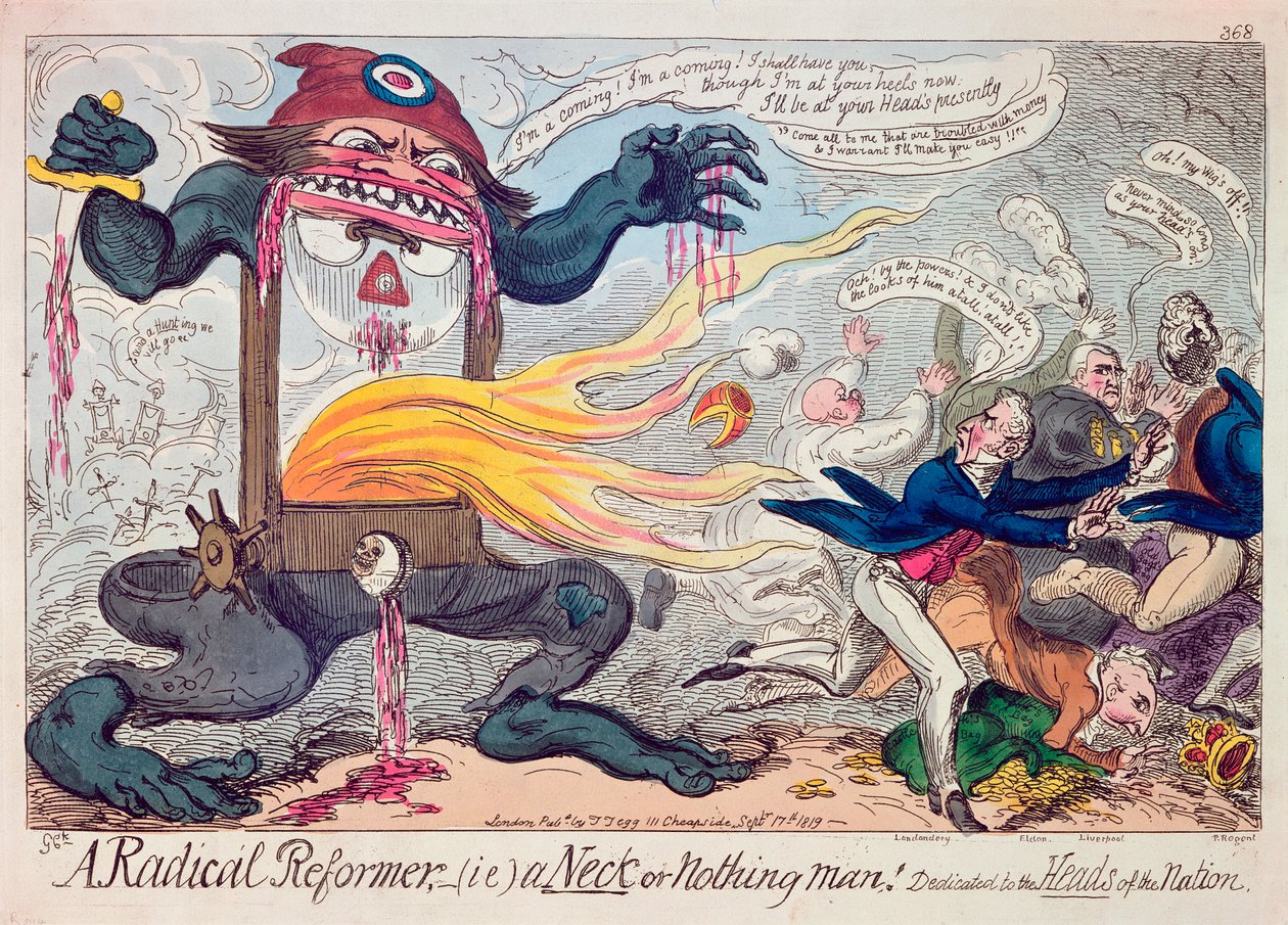 A Radical Reformer by George Cruikshank