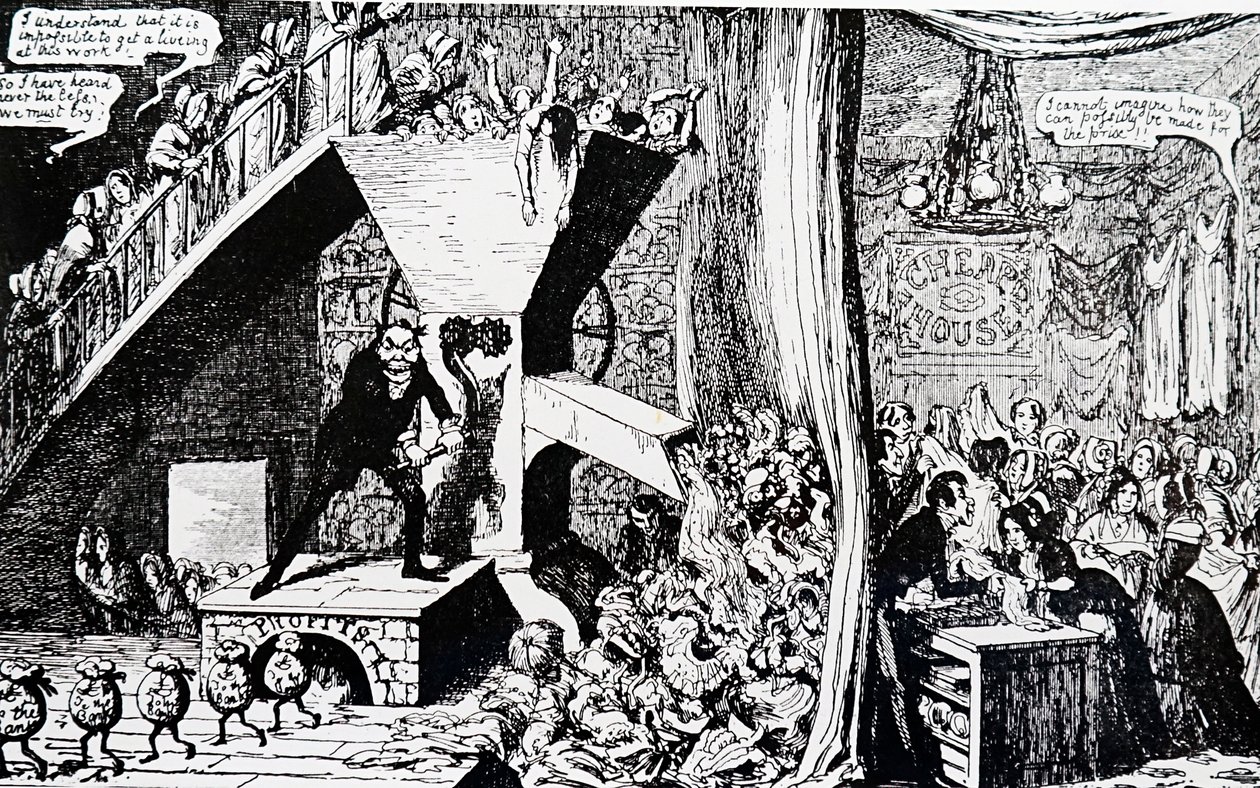 A Sweated Labourer by George Cruikshank