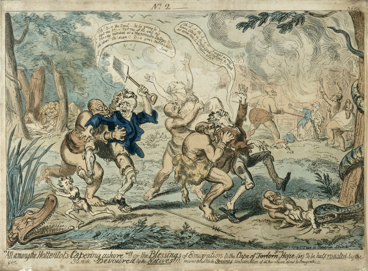 All Among the Hottentots Capering Ashore