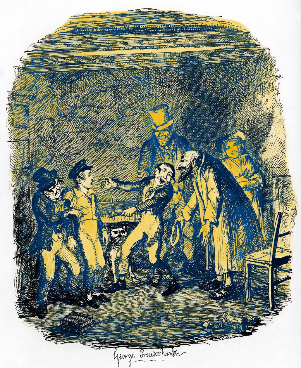 The Adventures of Oliver Twist by George Cruikshank