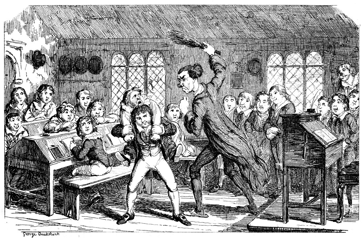 February - Cutting Weather, 1839 by George Cruikshank