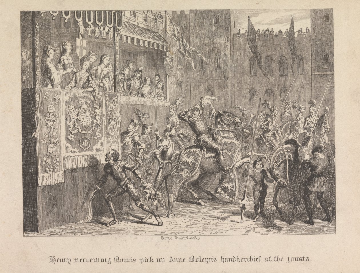 Henry Perceiving Norris Pick Up Ann Boleyn