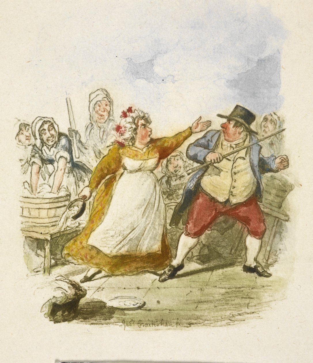 Illustration for Oliver Twist by George Cruikshank