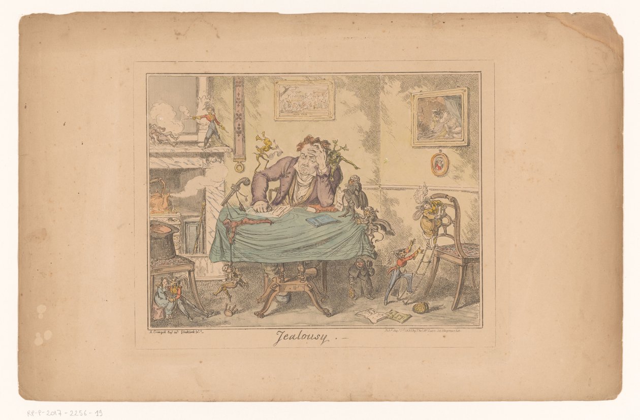 Jealousy by George Cruikshank