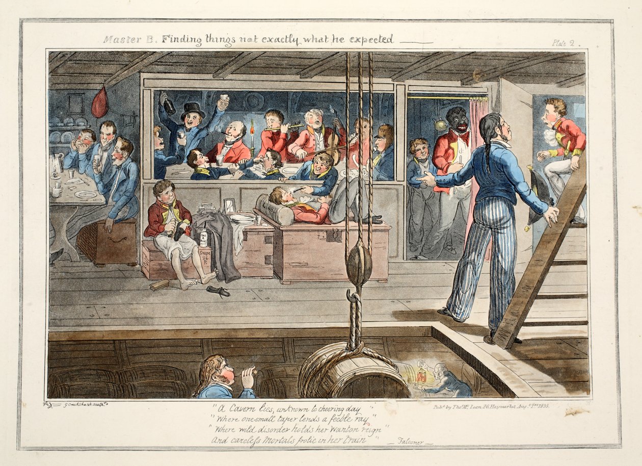 Master B, Finding things not exactly what he expected by George Cruikshank