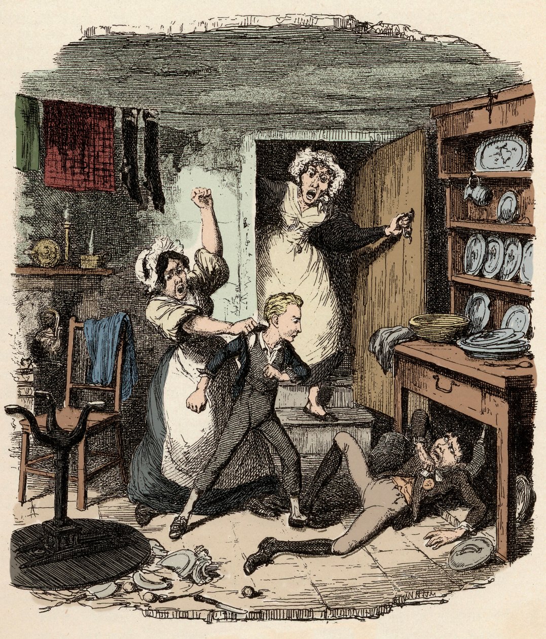 Oliver plucks up a spirit - Illustration for 