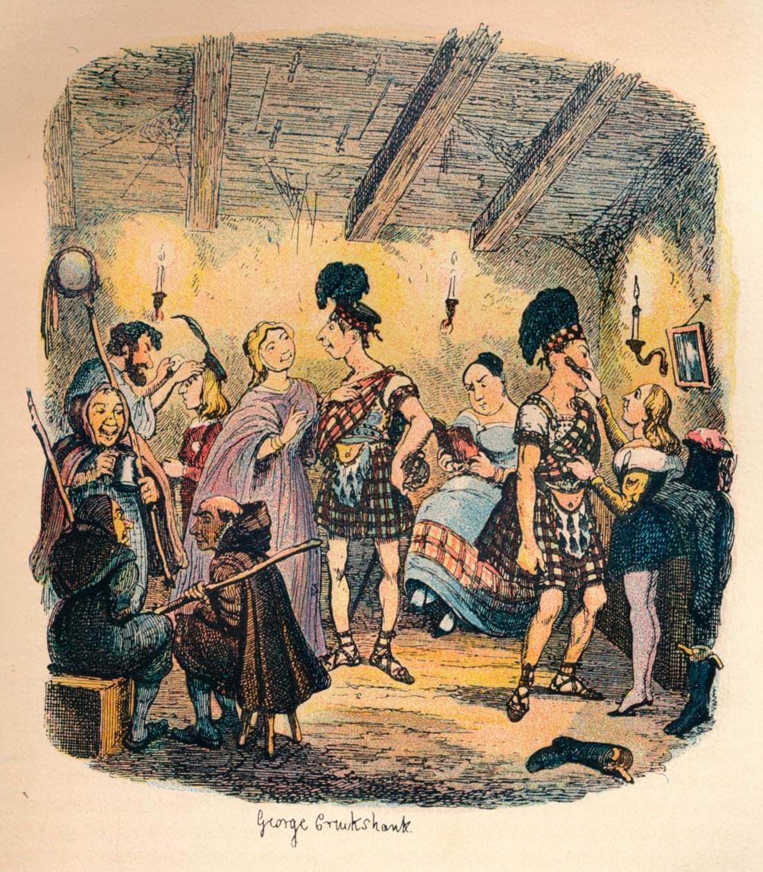Private Theatres, c. 1900 by George Cruikshank