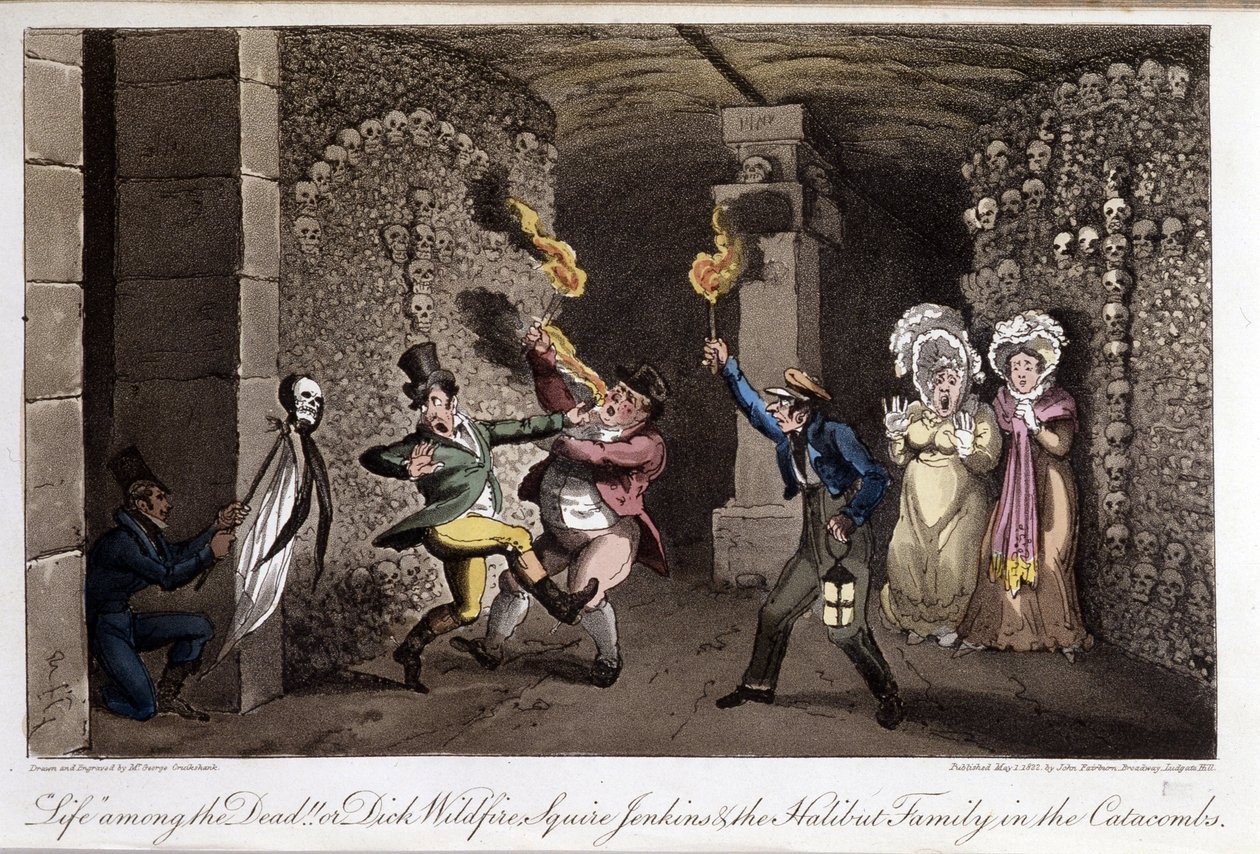 Promenade in the catacombs - in 