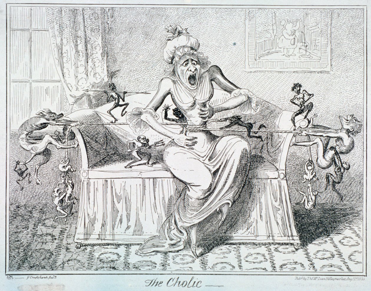 The Cholic by George Cruikshank