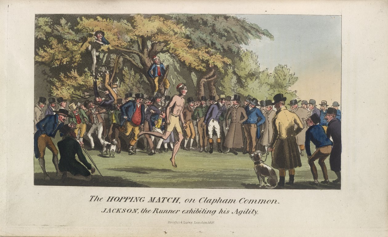 The Hopping Match, Life in London, etc., by Pierce Egan by George Cruikshank
