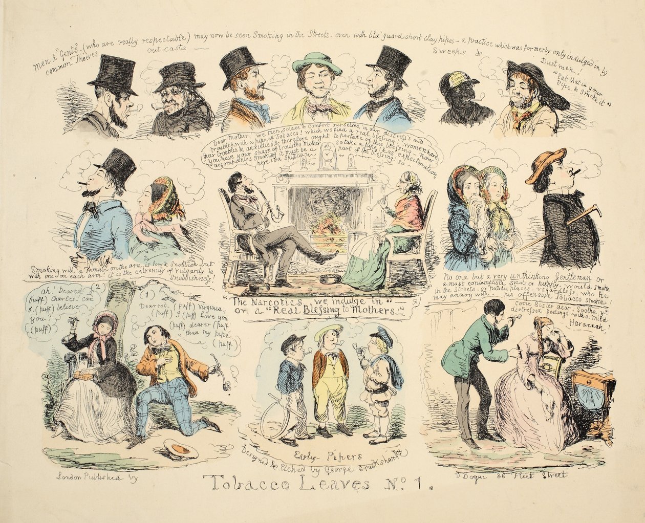 Tobacco Leaves No. 1 by George Cruikshank