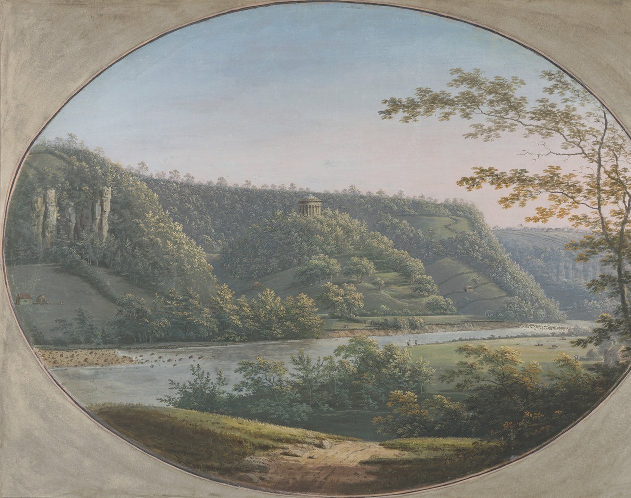 View of the Round Howe near Richmond, Yorkshire, England, 1788