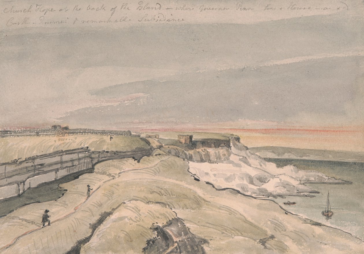 Church Hope, the Island of Portland, Dorset by George Cumberland