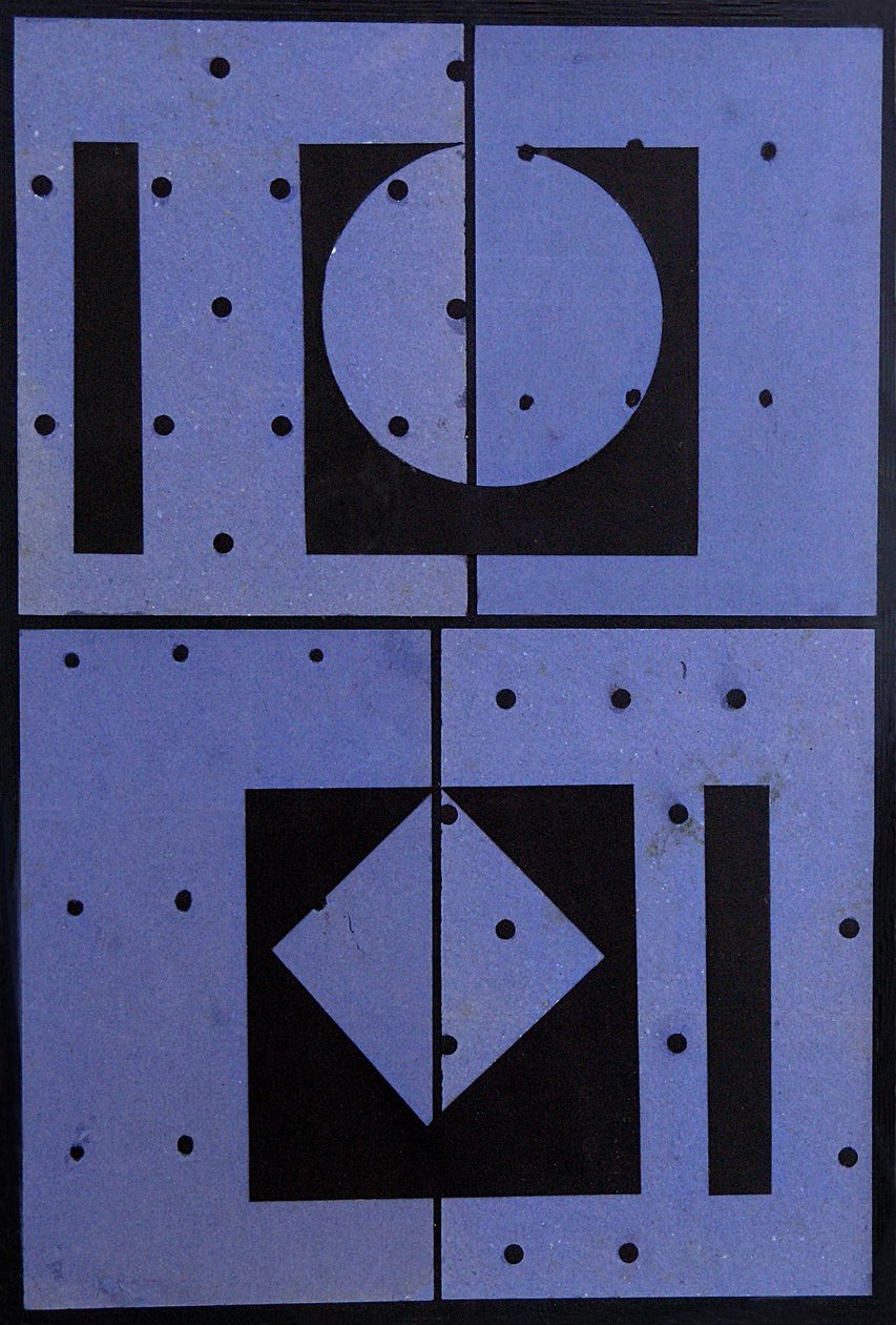 Collage, Blue Mercato by George Dannatt