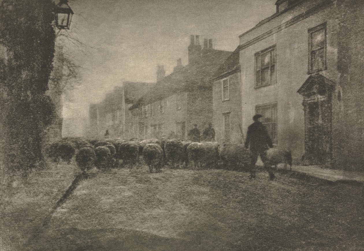 In a Village under the South Downs by George Davison