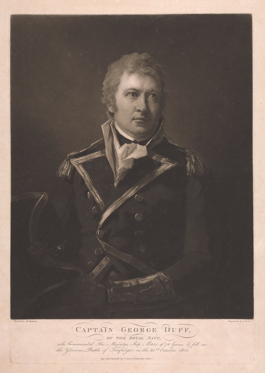 Captain George Duff by George Dawe: Premium art reproduction