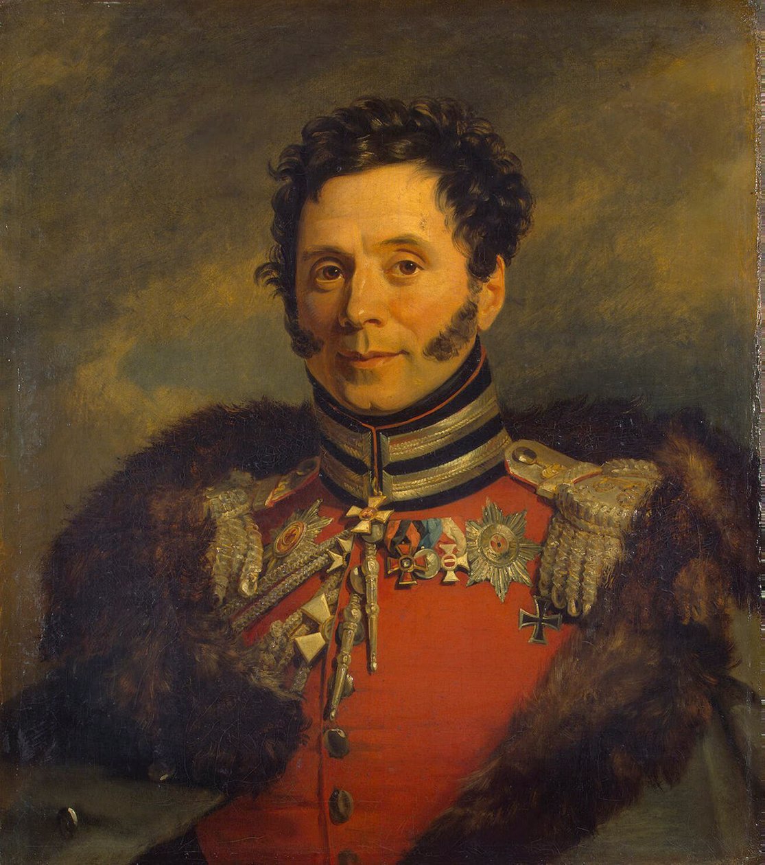 Portrait of General Nikolai Ivanovich Depreradovich, before 1825 by George Dawe