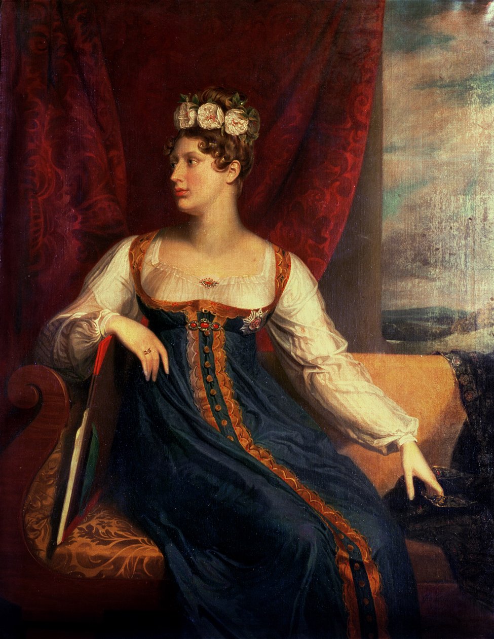 Portrait of Princess Charlotte Augusta of Wales by George Dawe