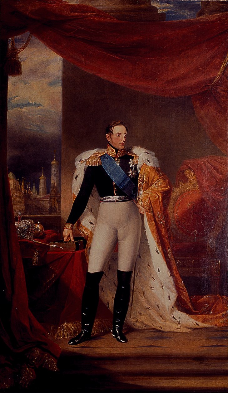 Portrait of Tsar Nicholas I of Russia by George Dawe