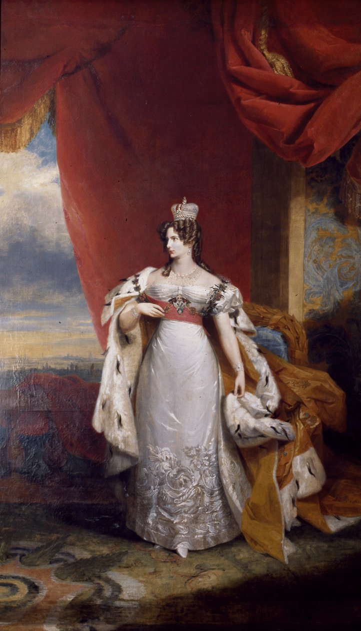 Portrait of Tsarina Alexandra Feodorovna of Russia by George Dawe