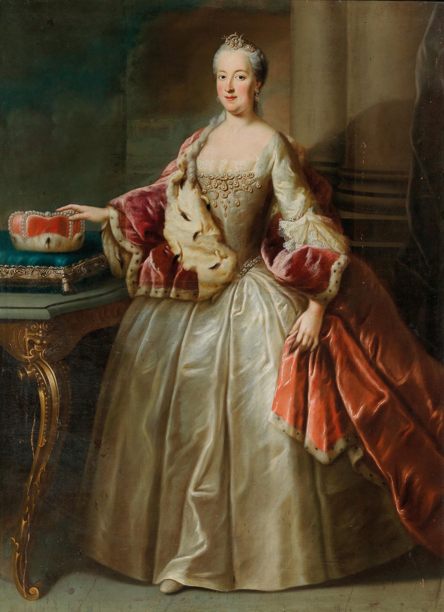 Portrait of Maria Anna of Pfalz-Sulzbach, Princess of Bavaria by George Desmarées