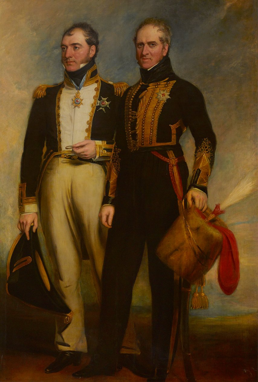 Portrait of the Hon. Charles Paget (1778-1839) and Henry William Paget by George Dodgson Tomlinson