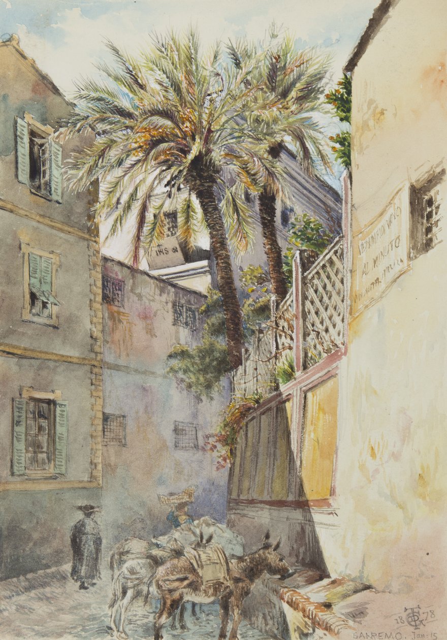 San Remo, 15th January 1878 by George Douglas Tinling